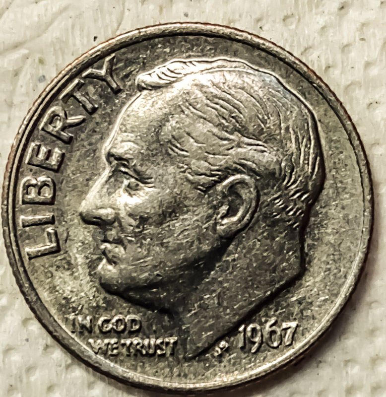 Anything-Worth-Keeping-On-These-1967-No-Mint-Dimes