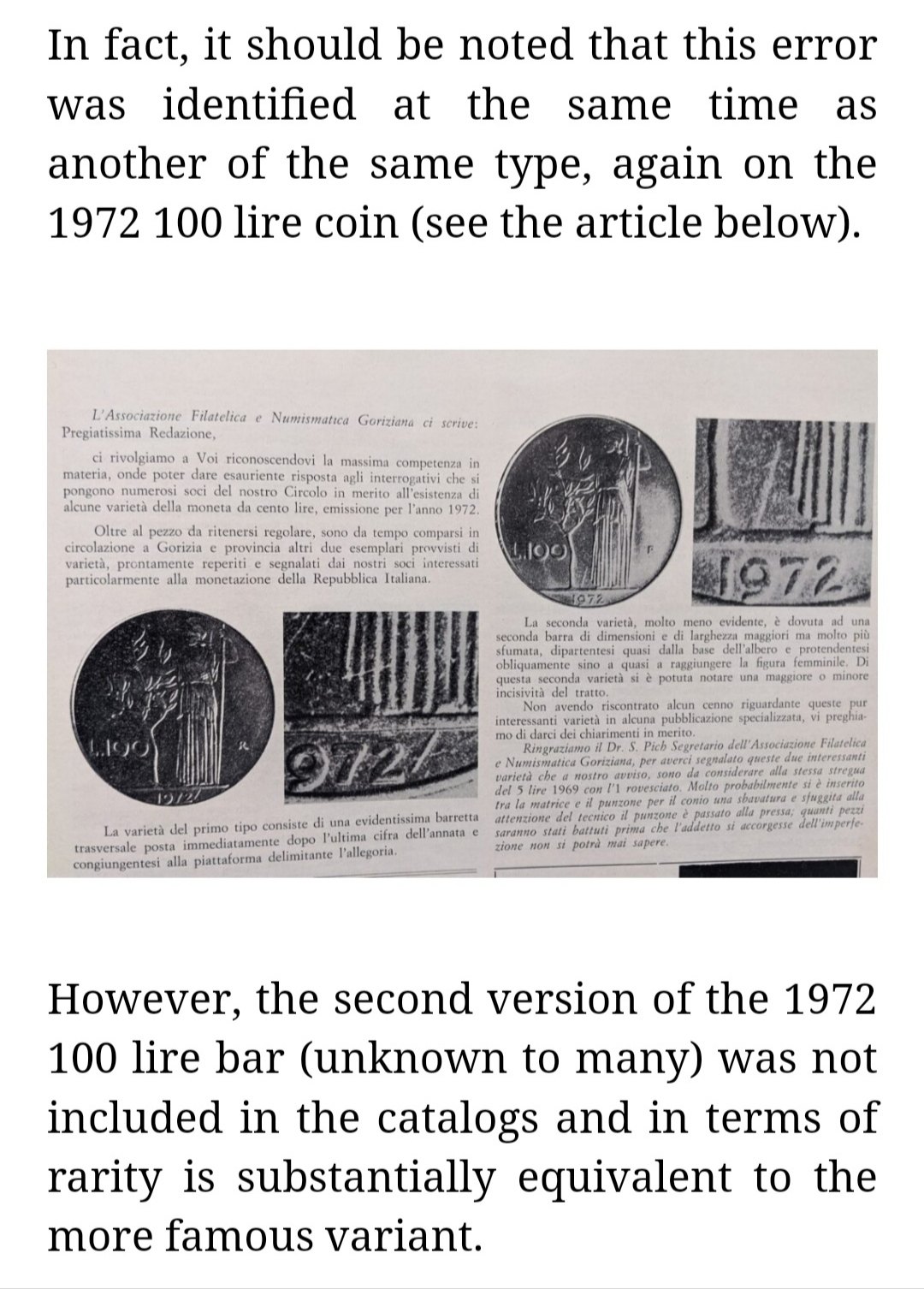 100-Lire-/1972-Italy---Error