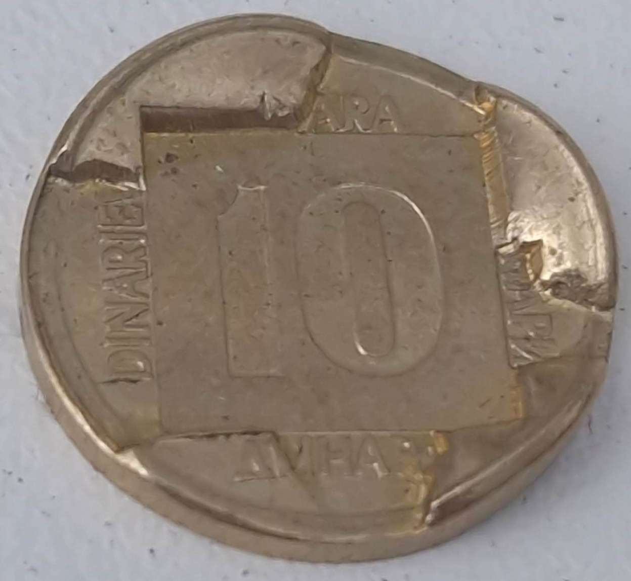 10-Dinara-1988-Jugoslavija-/-Cud-Error