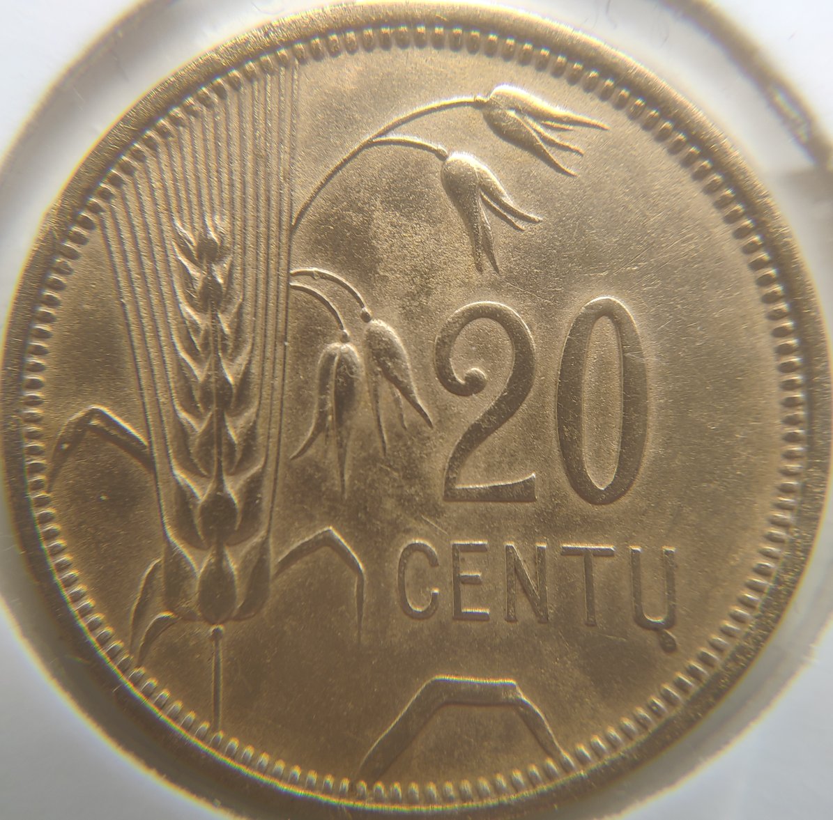 Lithuania-1925-20-Centu,-Grade-And-Comparison