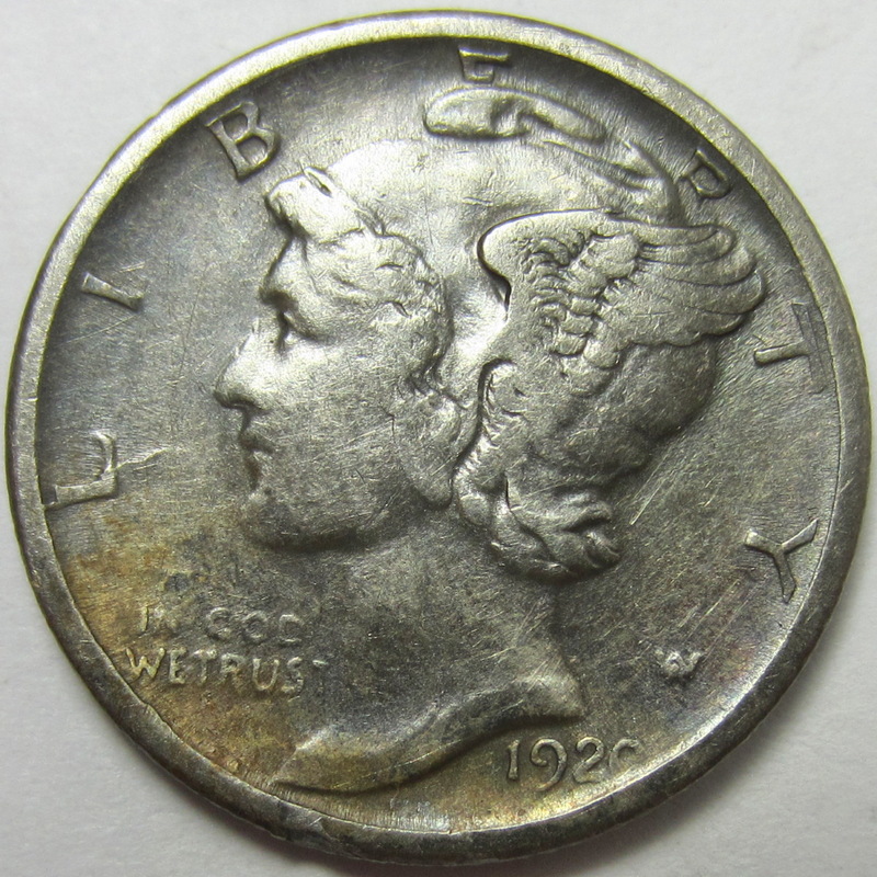 1920-D-Mercury-Dime---Obverse-Die-Cracks-+