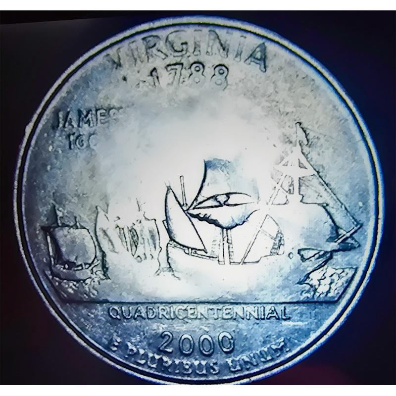 2000-Virginia-Jamestown-State-Qtr.--Obverse-Die-Adjust/Weak-Strike