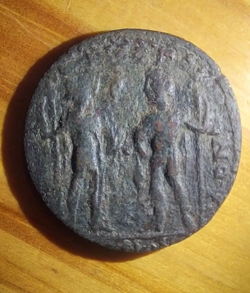 To-Identify;-Roman-Copper-With-Greek-Legend