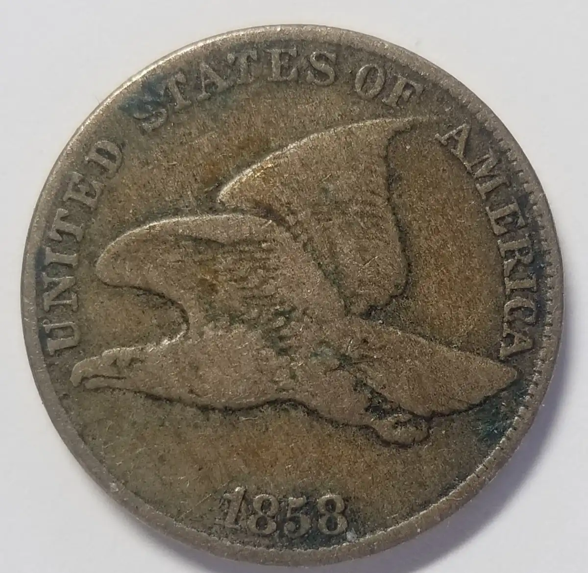Flying-Eagle-1858-Cent-With-Die-Cracks