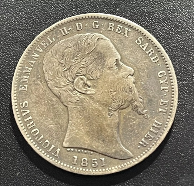 Sardinia-1851-5-Lire--Authentic?