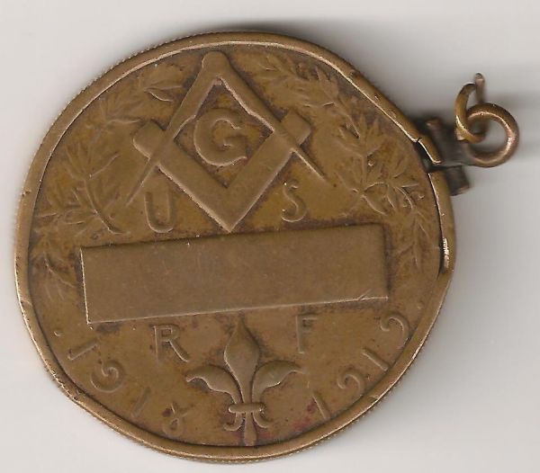Masonic-Tokens,-Coins-And-Counter-Stamped-Pennies