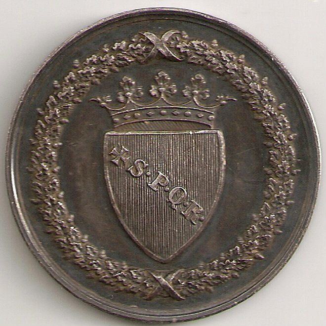 1925-Italian-Medal-From?-To?-Mayor-Of-Rome