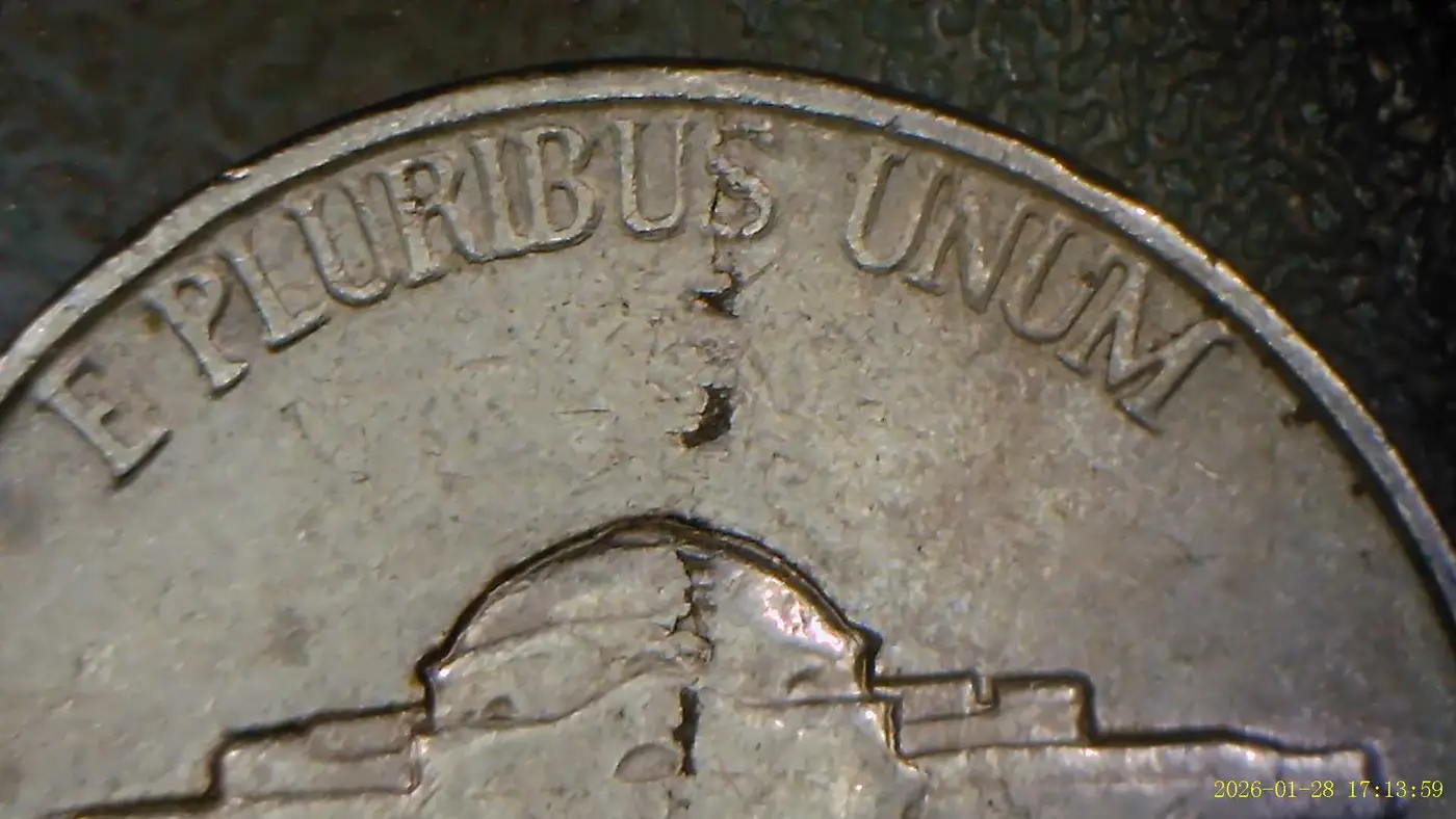1963-P-Jefferson-Nickel-With-Possible-Lamination-Issues?