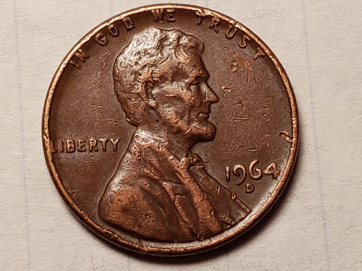 1964-D-Penny....error-Or-PSD?