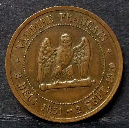 Back--From-The-Box-Again-#-6-Id:-US-Large-Cent-And-Satirical-French-Token