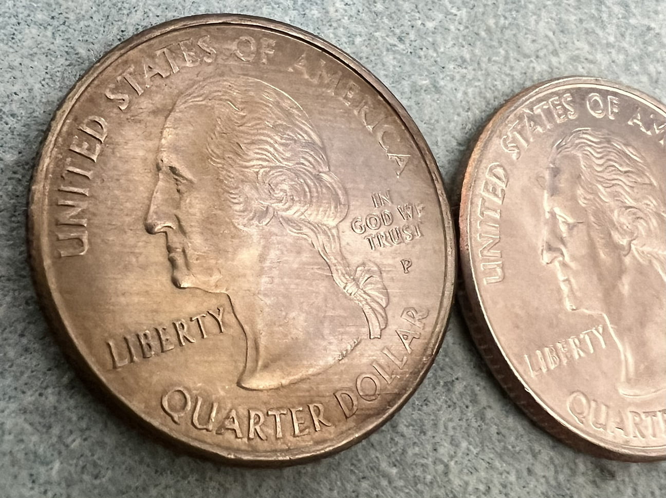 2001-P-Unc.-Quarters-Color-?-Ny-&-Nc