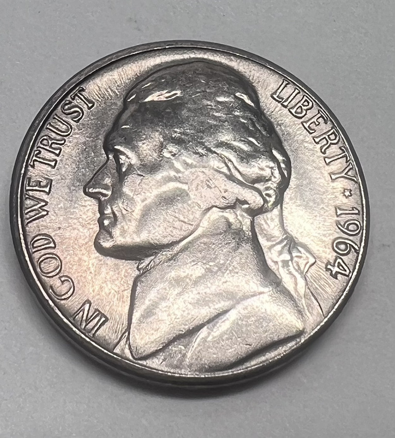 1964-D-Jefferson-Nickel---Possible-Edge/Rim-Error