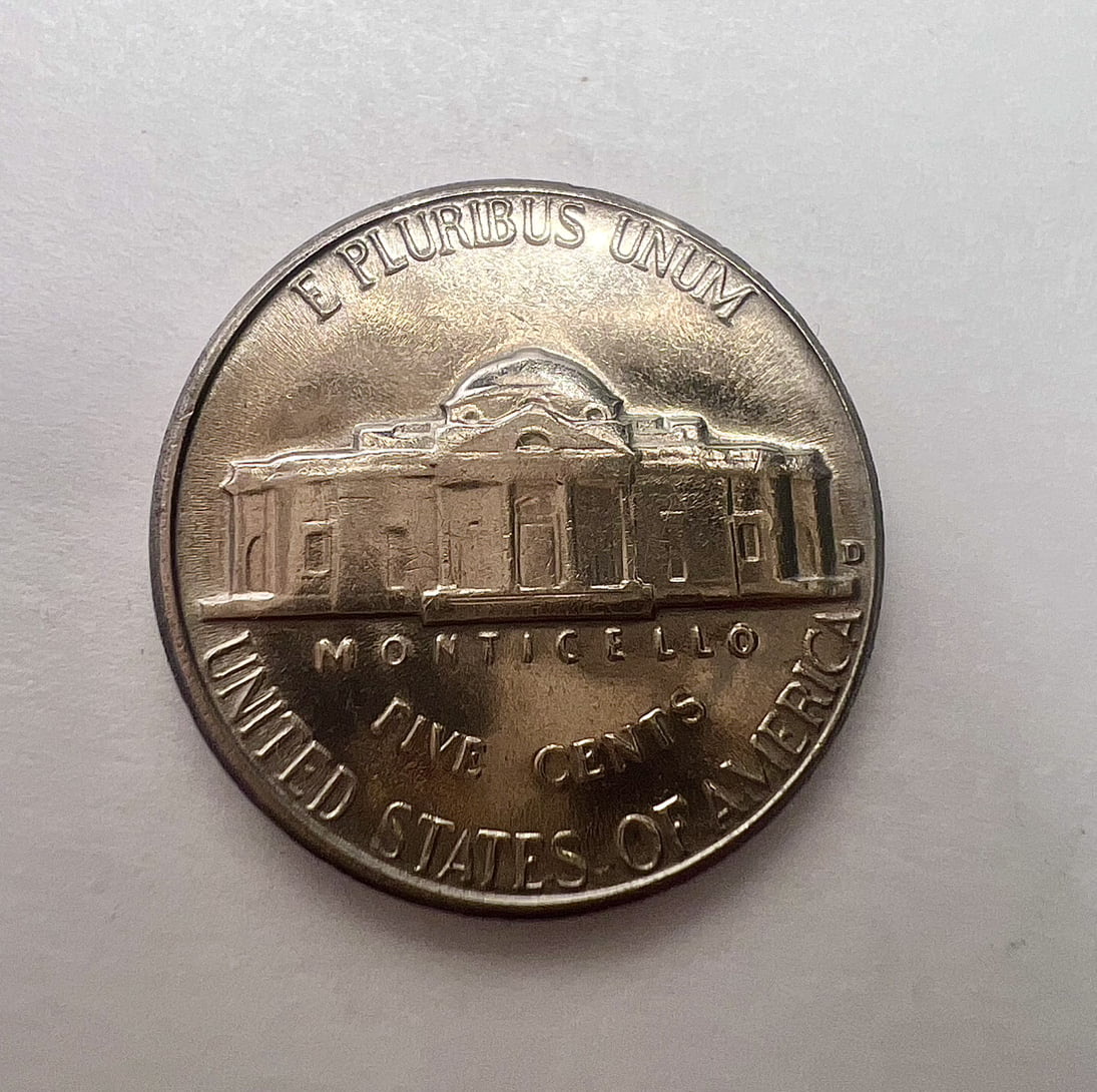 1964-D-Jefferson-Nickel---Possible-Edge/Rim-Error