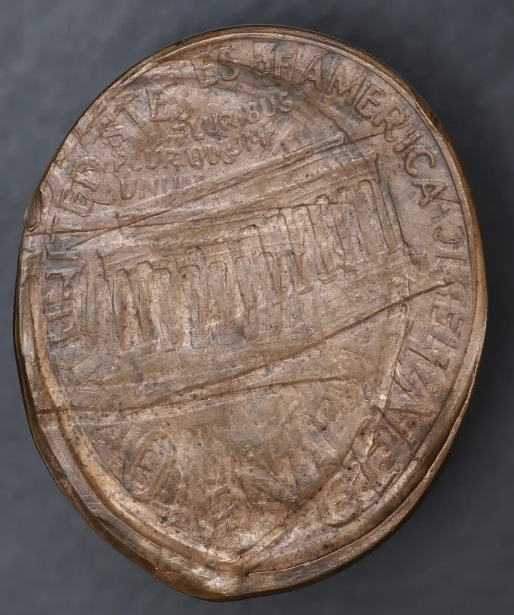 1972-D-One-Cent-Brockage-Worth-Slabbing-Or-Vise-And-Hammer-Work?