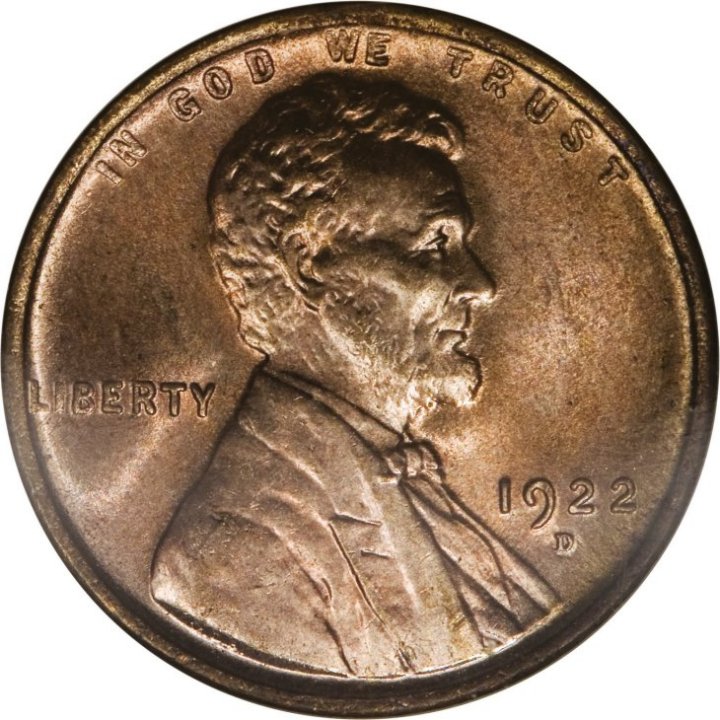 1922-No-D-1c-Strong-Reverse-Lincoln-Cent-#1