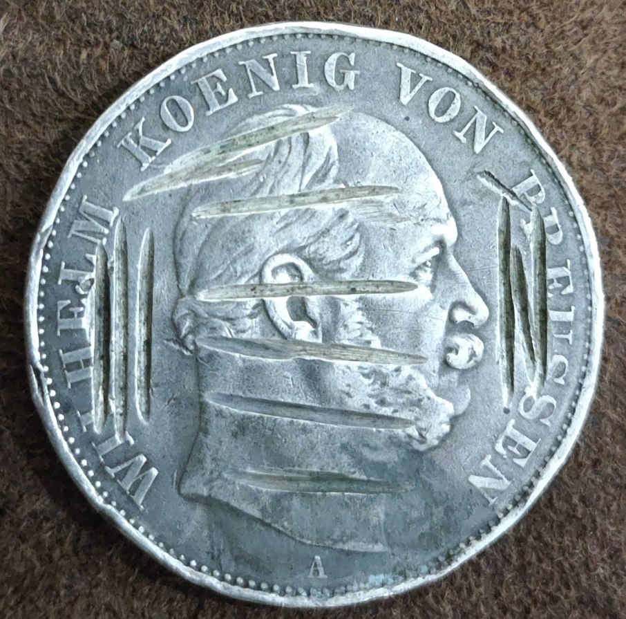 1-Thaler---William-I---1871-With-Cuts