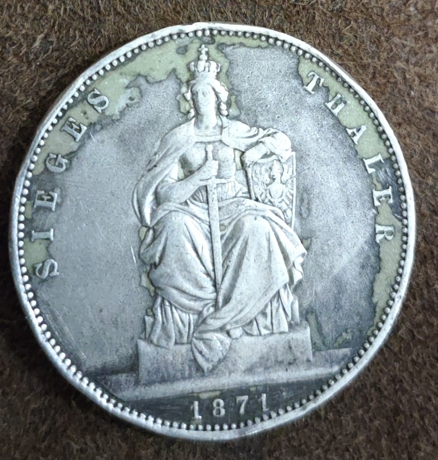 1-Thaler---William-I---1871-With-Cuts