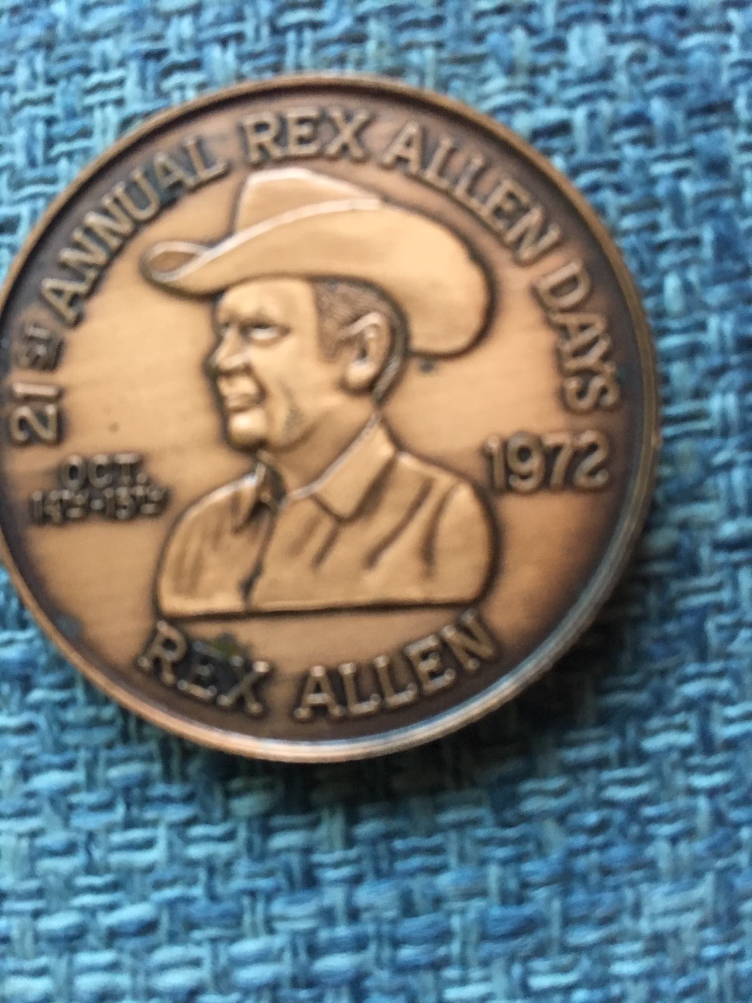 1972-Rex-Allen-Days-Token