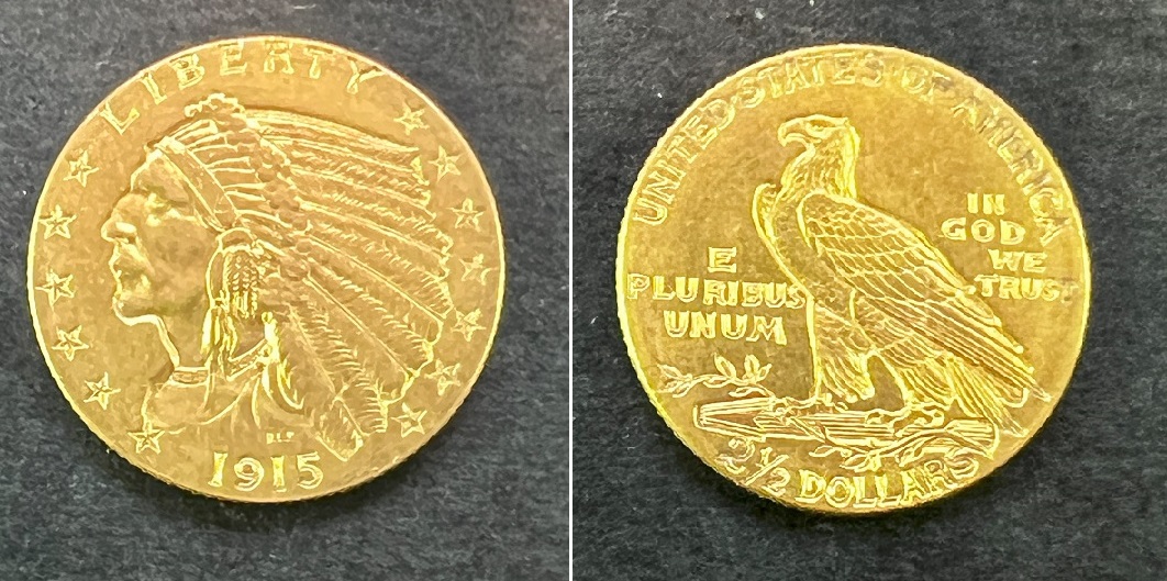 Gold-1915-Indian-Quarter-Eagle---Opinion-On-Grade