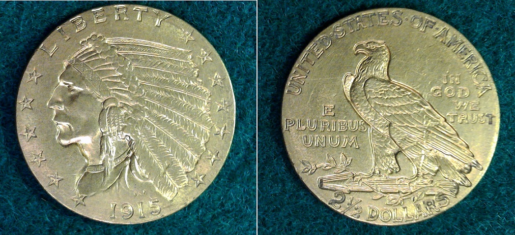 Gold-1915-Indian-Quarter-Eagle---Opinion-On-Grade