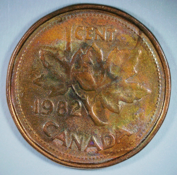 1982-1-Cent-Weak-Smooth-Obverse,-What-Could-Have-Caused-This?