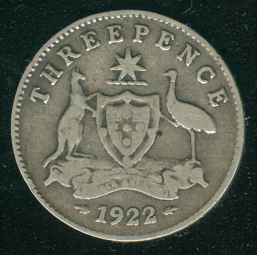 Australian-1922/21-Overdate-3-D.