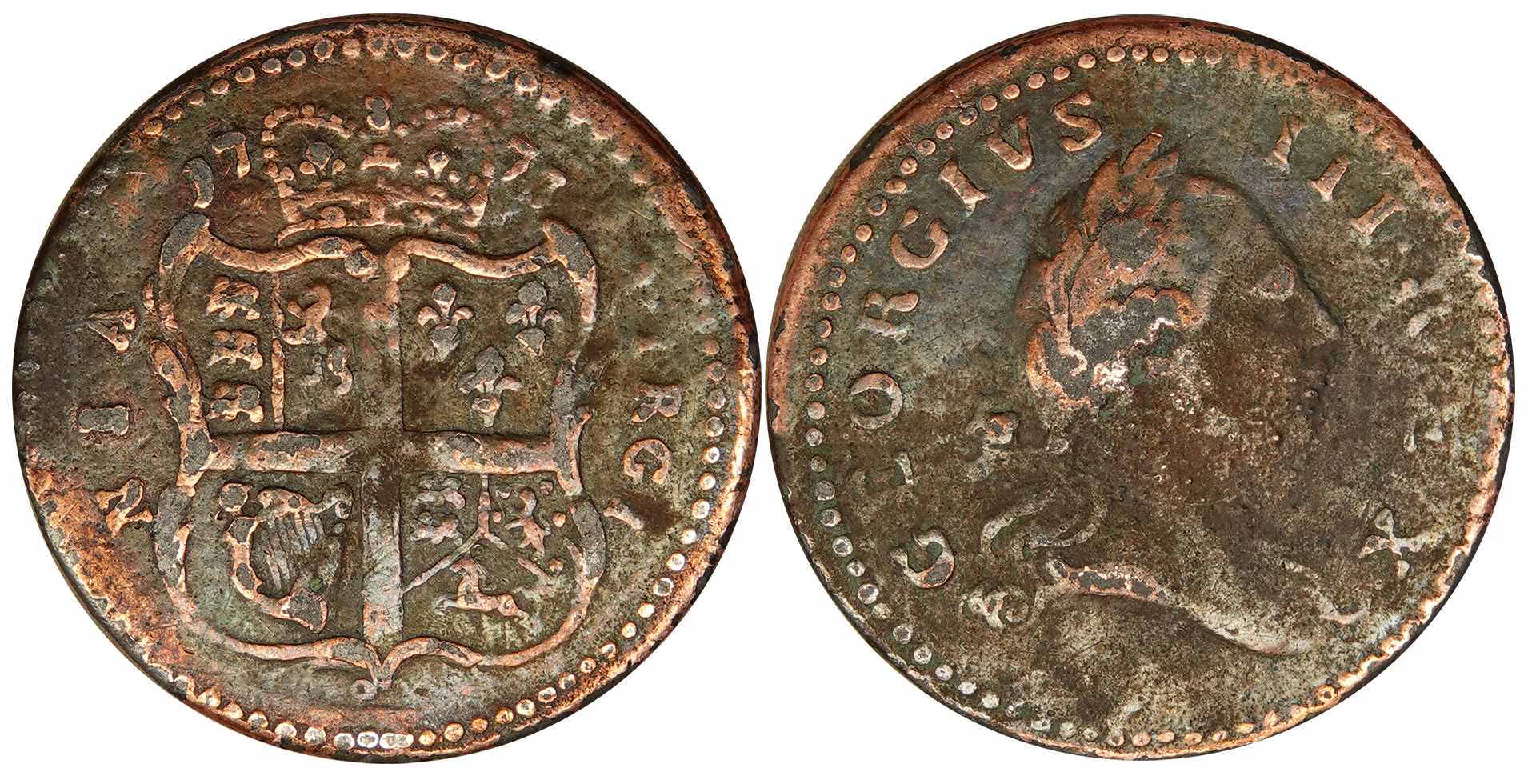 1773-Virginia-Colonial-Copper---High-Grade-With-Issues?