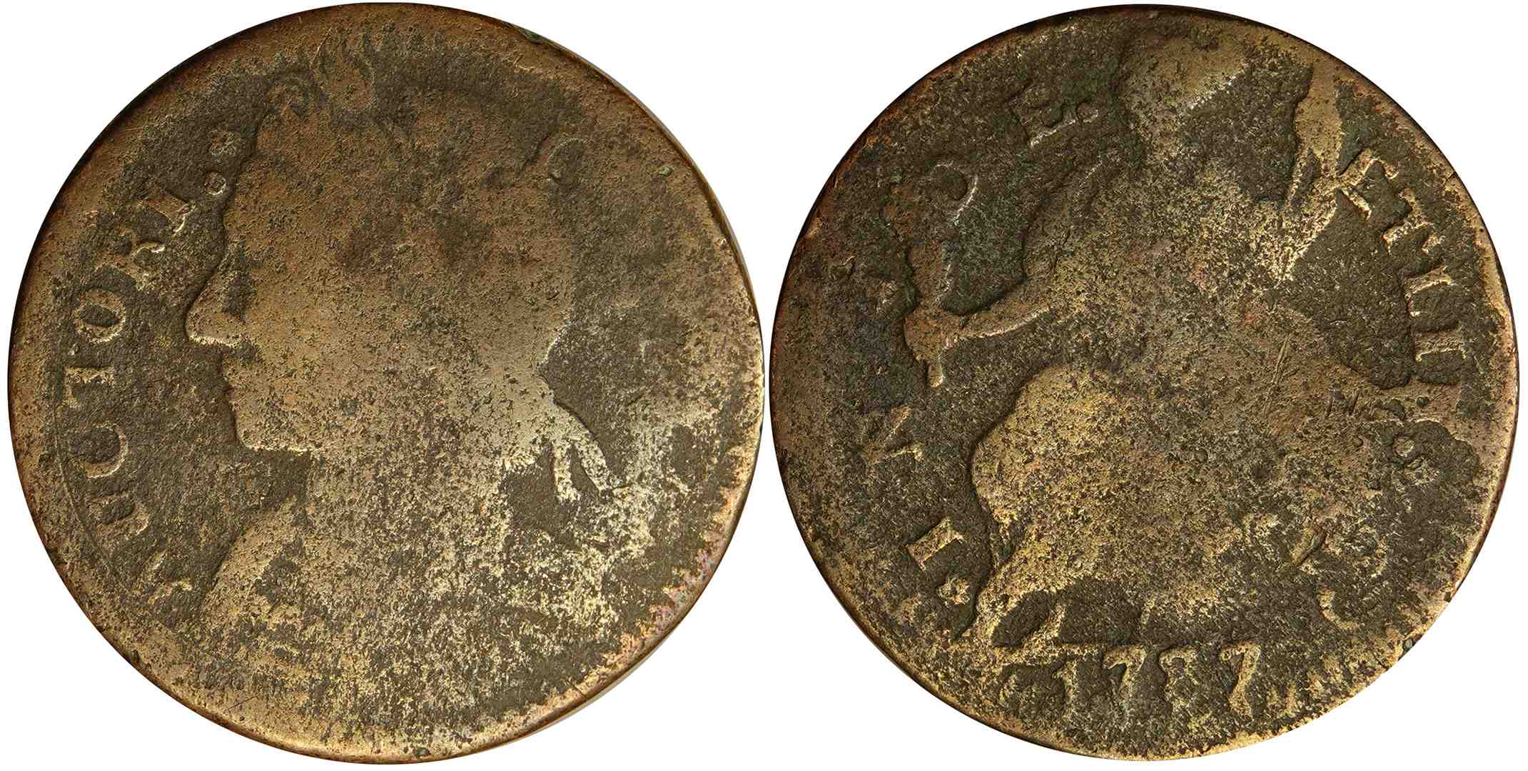 1787-Mailed-Bust-Left-Connecticut---Variety-Help---Matches-M-12-Q-For-78/87-Sort-Of