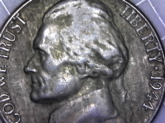 1944-P-Nickel-With-Odd-Tone-On-Reverse