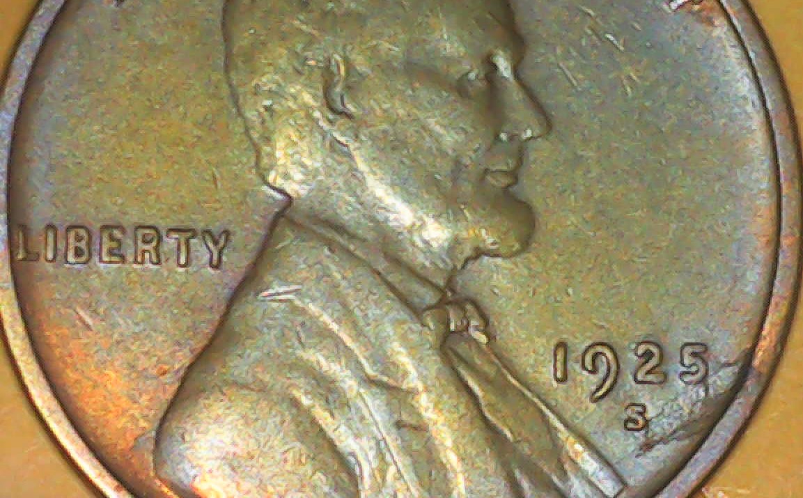 1925-S-Lincoln-Cent-Wheat-Penny-Lamination-Or-Damaged
