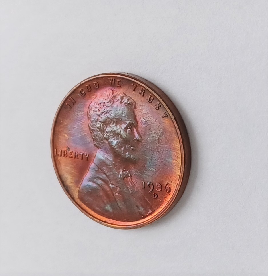 1936-D-Lincoln-Cent-Penny-For-Grading---Luster
