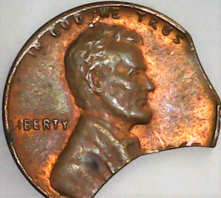 196?-LMC-Lincoln-Penny-Cent-Double-Clip-Error
