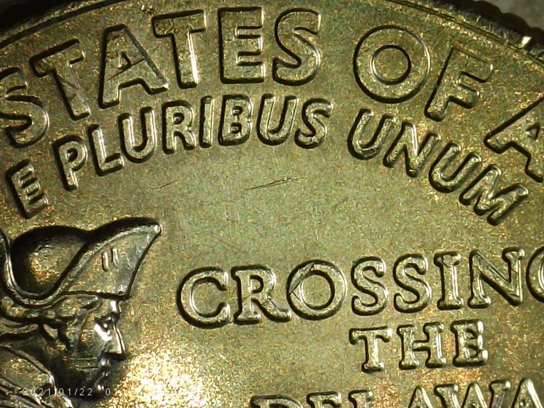 2021-Q.-Crossing-The-Delaware-.the-Telescope-And-Hand--Are-Doubled-Why-?