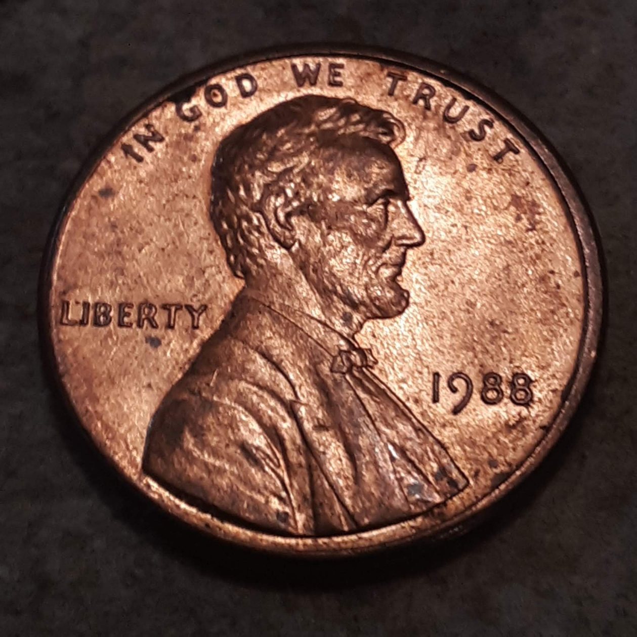 1988-Lincoln-Memorial-Cent-Is-This-A-Flared-G