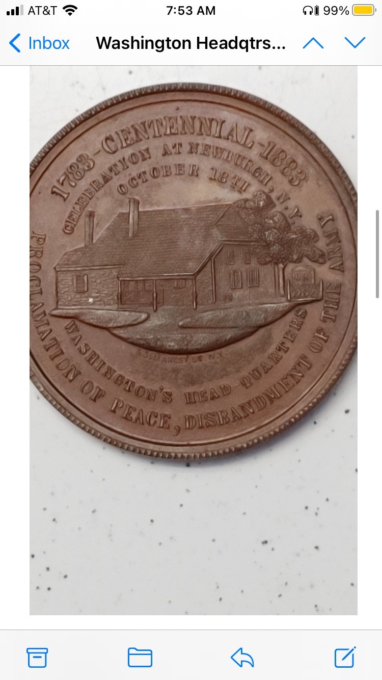 1883-Washington-Headquarters-Token/-Medal-Question