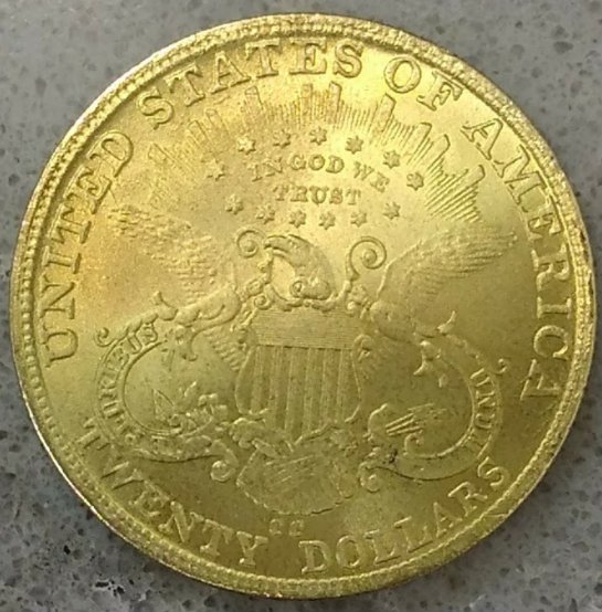 1891-CC-Coronet-Head-Gold-$20-Double-Eagle-Liberty-Head---Twenty-Dollars