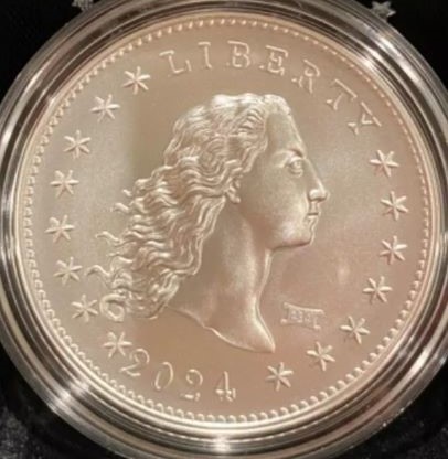 230th-Anniversary-Flowing-Hair-Silver-Medal
