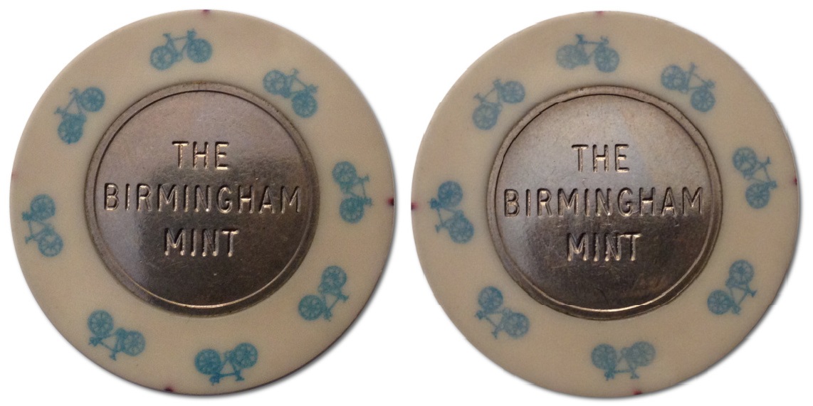 Heaton/Birmingham-Mint-Advertising,-Specimen-And-Pattern-Pieces
