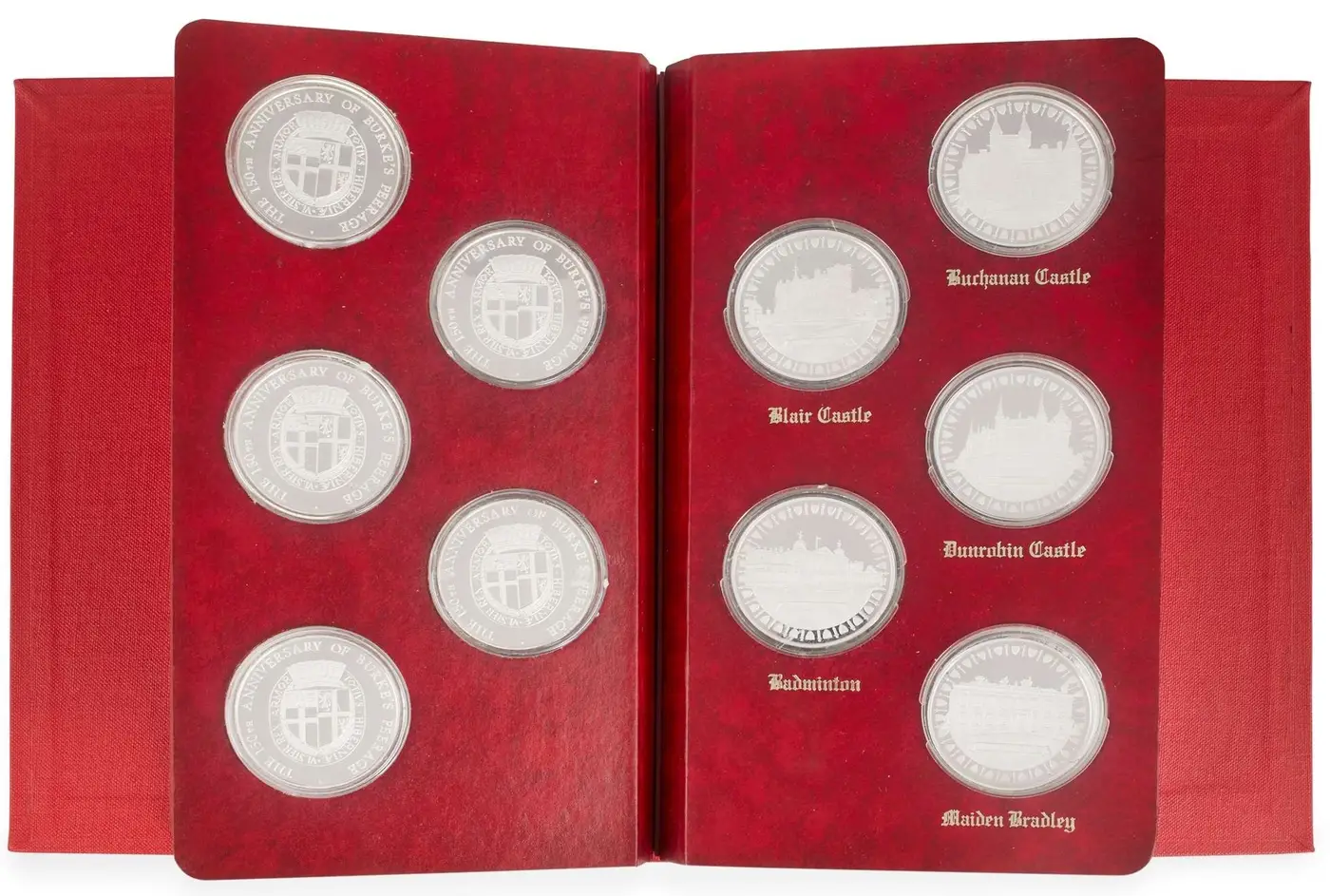 Burkes-Peerage-&-Baronetage---Silver-Medal-Set-Birmingham-Mint