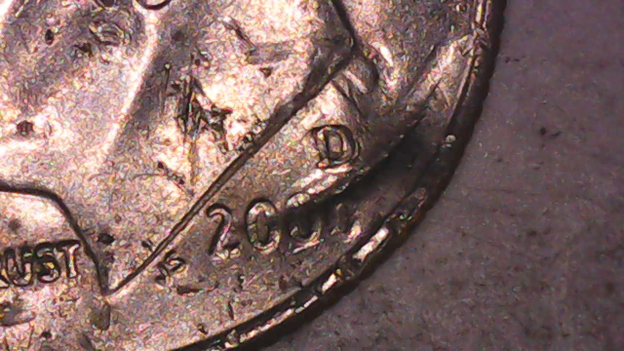 2000-D-Dime-Error,-REV-Imprint-On-Obv