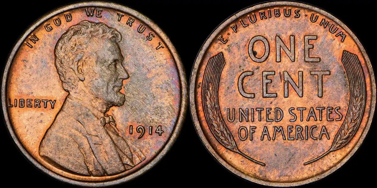 1914-Lincoln-Wheat-Grade/Color-Help