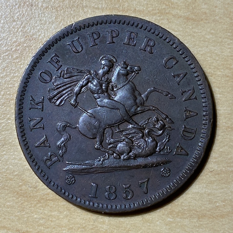 1857-One-Penny-Bank-Token