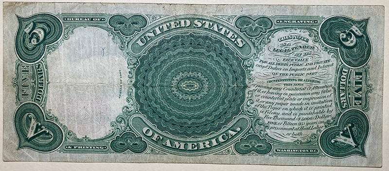 1907-Woodchopper-$5---Grading-And-Opinions