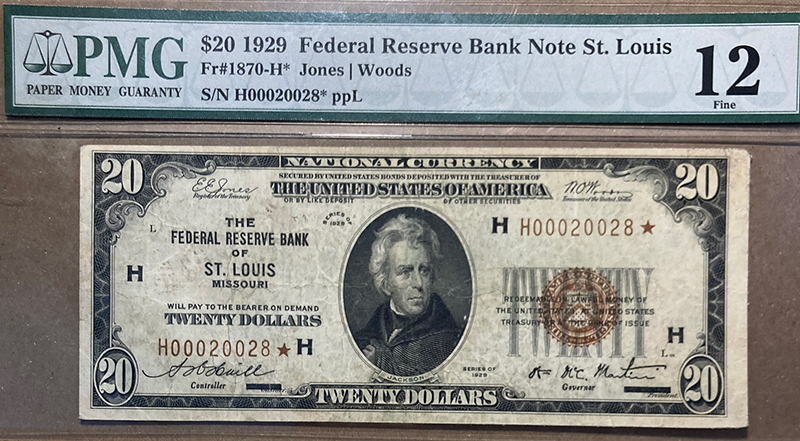 1929-$20-Note-With-Fairly-Low-Serial-#---Thoughts?