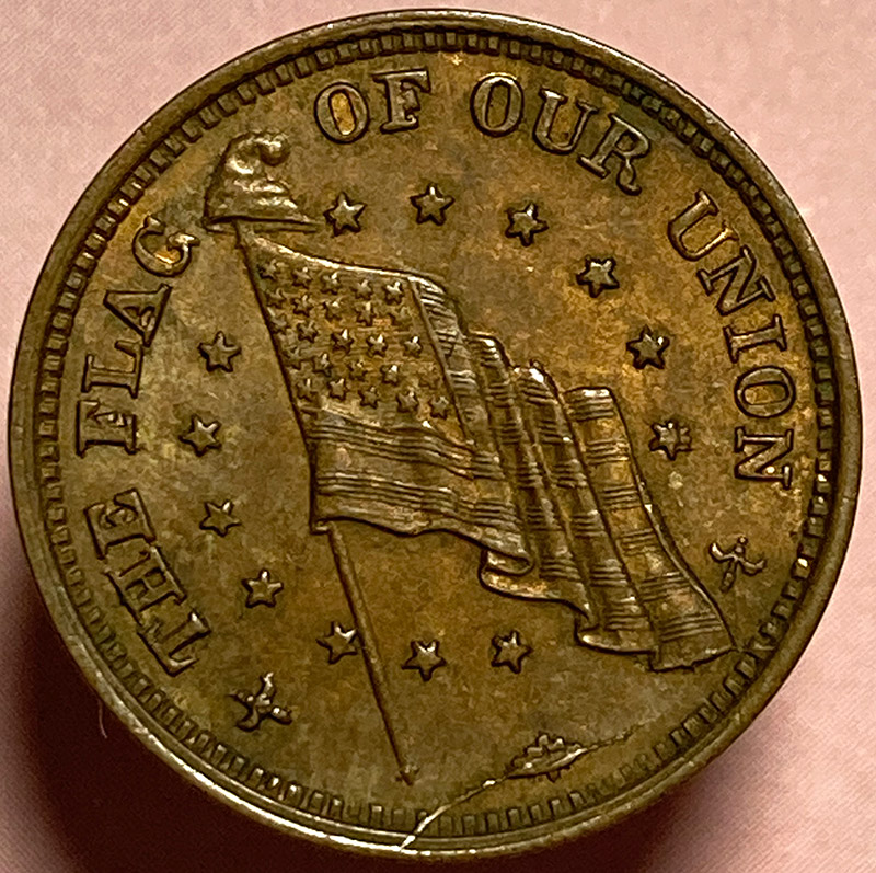 1863-Undated-Dix---Shoot-Him-On-The-Spot-Civil-War-Token-For-Evaluation