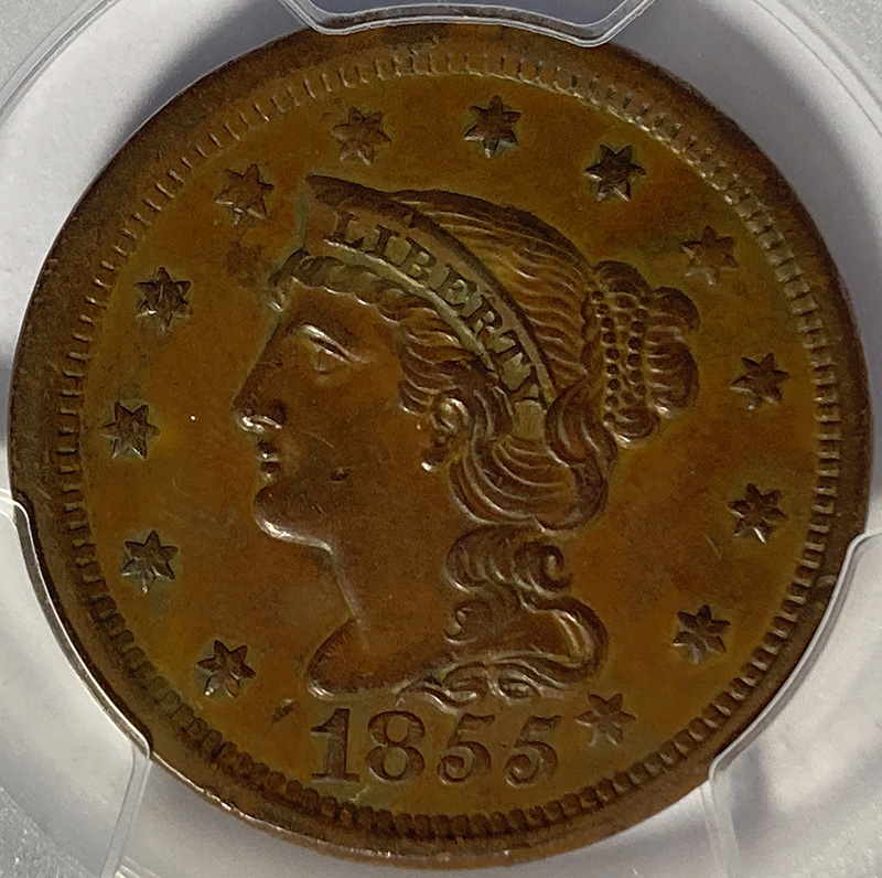 1855-Slanted-55-Braided-Hair-Cent-And-A-Story-To-Tell---You-Vs-PCGS