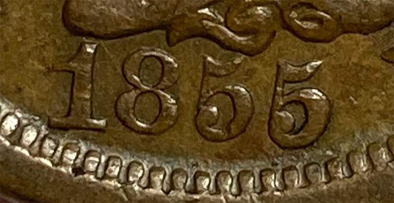 1855-Braided-Hair-Large-Cent---Trying-To-Nail-Down-Variety