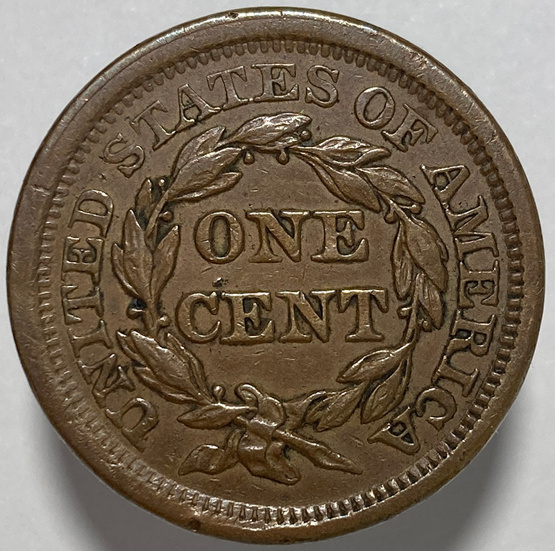 1855-Braided-Hair-Large-Cent---Grading-And-Comments
