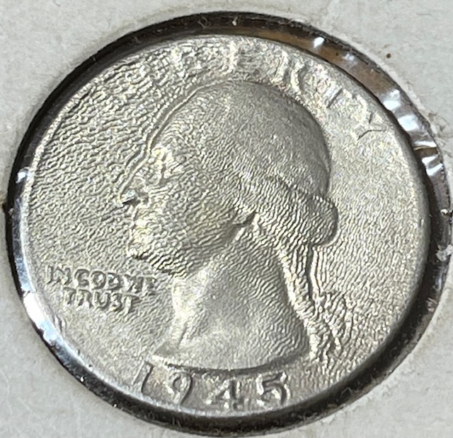 1945-Quarter-With-Damage-Or-Error