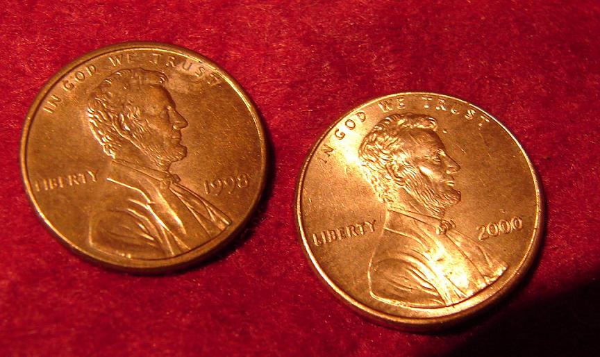 I-Just-Found-2-Lincoln-Memorial-Cent-Wide-AM's-In-The-Same-Roll-1998-And-2000